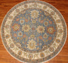 8' Round Hand Knotted Sultan Area Rug