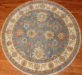 8' Round Hand Knotted Sultan Area Rug