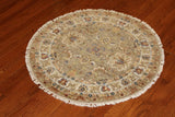 3' Round Hand Knotted Sultan Area Rug