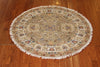 3' Round Hand Knotted Sultan Area Rug