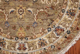 3' Round Hand Knotted Sultan Area Rug