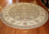 8' Round Hand Knotted Sultan Area Rug