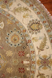 8' Round Hand Knotted Sultan Area Rug