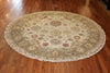 6' Round Hand Knotted Sultan Area Rug