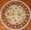 6' Round Hand Knotted Sultan Rug