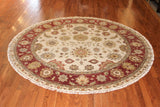 6' Round Hand Knotted Sultan Rug