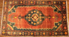 4x8 Hand Knotted Hamadan Area Rug