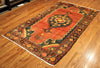 4x8 Hand Knotted Hamadan Area Rug