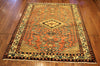 4x7 Hand Knotted Hamadan Area Rug