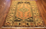 4x7 Hand Knotted Hamadan Palace Runner