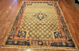 5x8 Hand Knotted Hamadan Area Rug