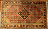 4x7 Hand Knotted Hamadan Area Rug