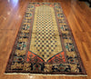 4x10 Hand Knotted Hamadan Palace Runner