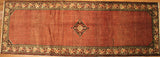 4x10 Hand Knotted Hamadan Palace Runner