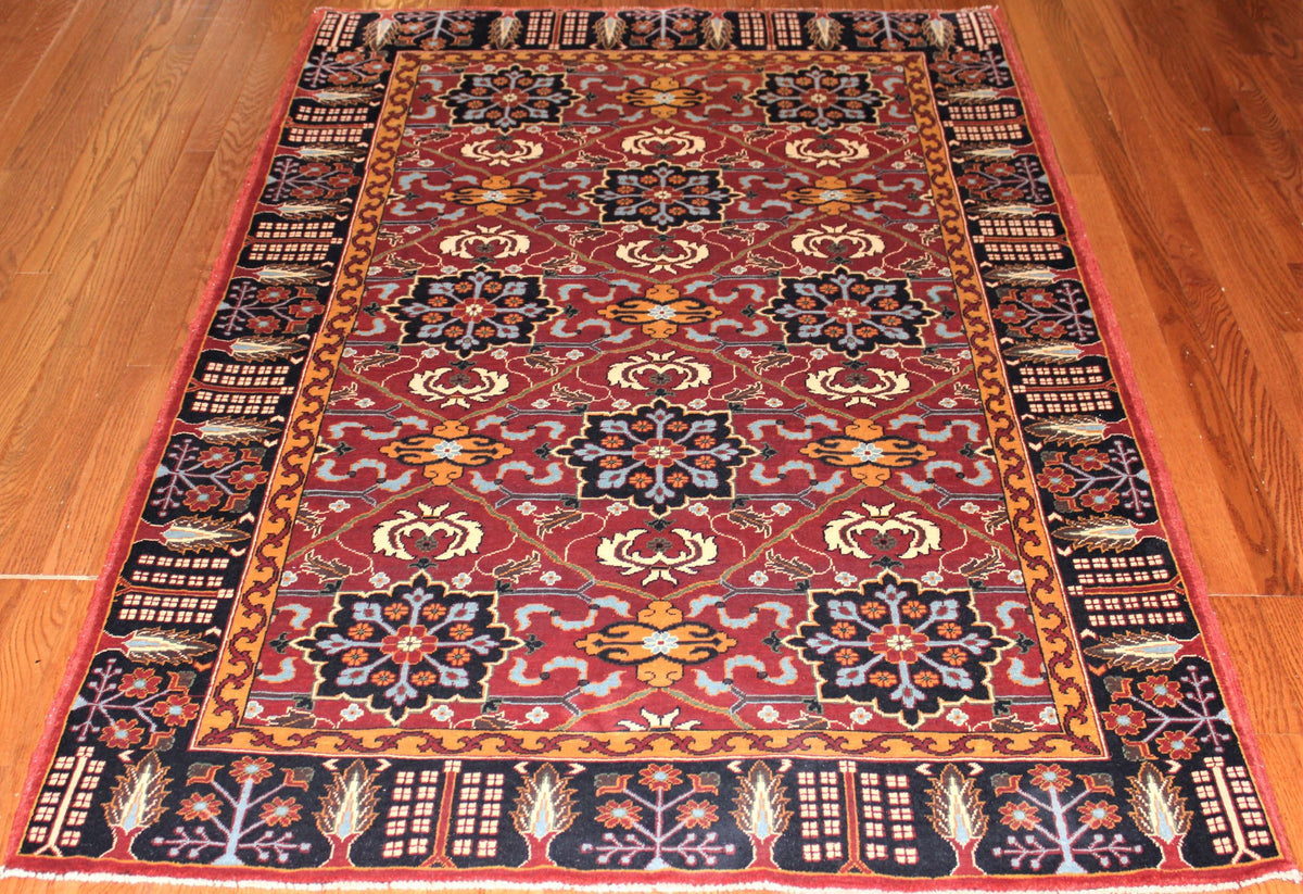 4x6 Hand Knotted Hazaras Area Rug – Rugs first