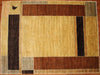 4x6 Hand Knotted Modern Peshawar Area Rug