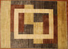 4x6 Hand Knotted Modern-Peshawar Area Rug