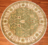 6' Round Hand Knotted Sultan Area Rug