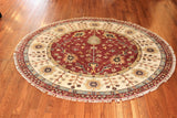 5' Round Hand Knotted Sultan Area Rug