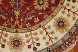 5' Round Hand Knotted Sultan Area Rug