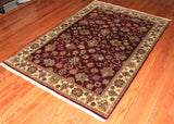 4x6 Hand Knotted Fine Tabriz Area Rug