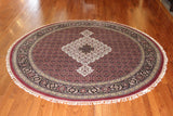 6' Round Hand Knotted Mahi Area Rug