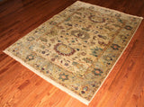 4x6 Hand Knotted Oushak Area Rug